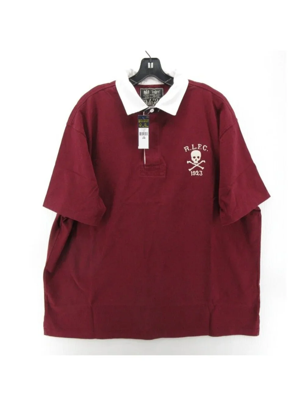 Polo Ralph Lauren Rugby Polo Shirt 2XB Big Skull Crossbones RLFC Classic